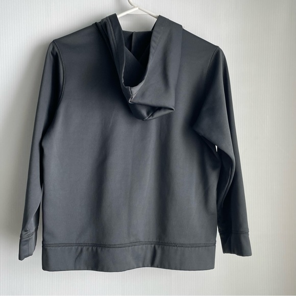 Nike boys full zip front lightweight athletic jacket long sleeve blue and grey - Picture 5 of 5